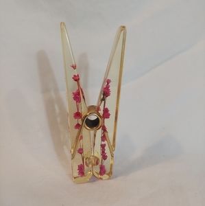 Vintage MCM Retro Acrylic Lucite Giant Clothespin Unique, Rare